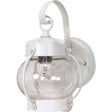 1 Light - 11 in. - Wall Lantern - Onion Lantern with Clear Seed Glass