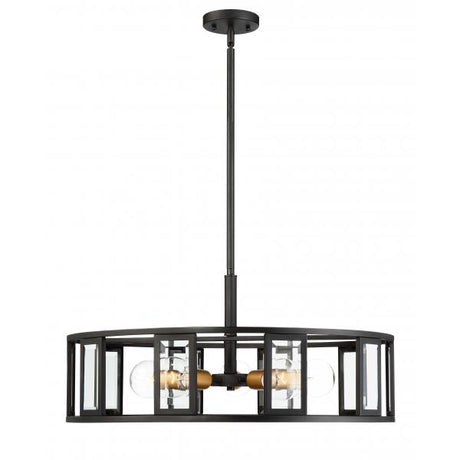 Payne - 5 Light - Pendant with Clear Beveled Glass