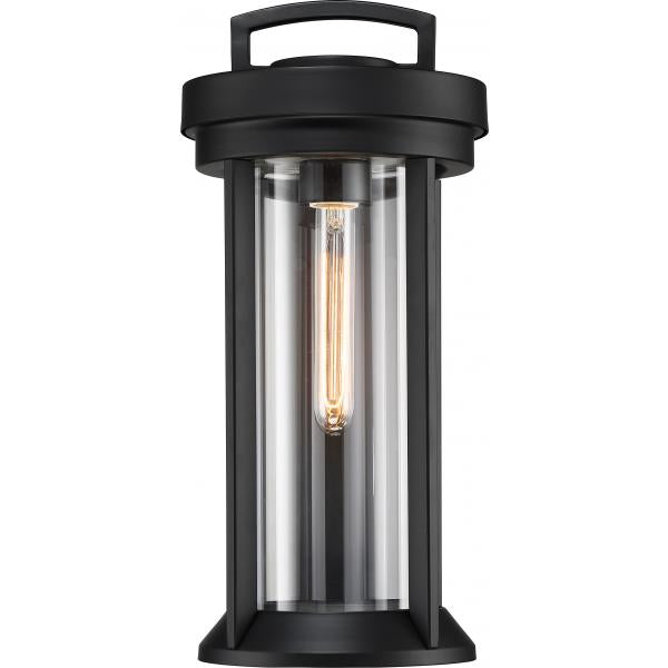 Huron - 1 Light - Medium Lantern - Aged Bronze Finish with Clear Glass