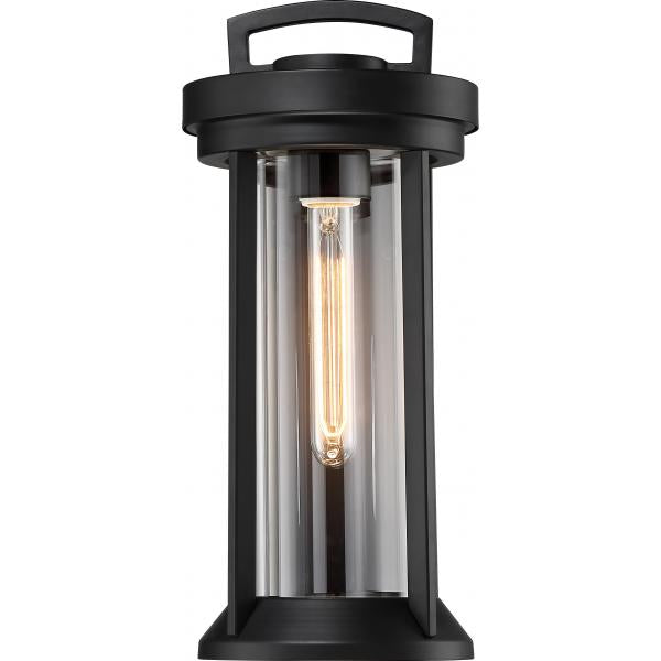 Huron - 1 Light - Small Lantern - Aged Bronze Finish with Clear Glass