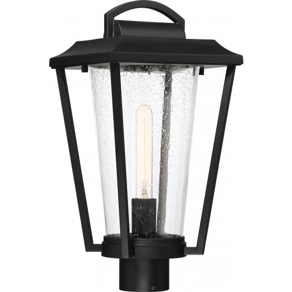 Lakeview - 1 Light - Post Lantern - Aged Bronze Finish with Clear Seed Glass