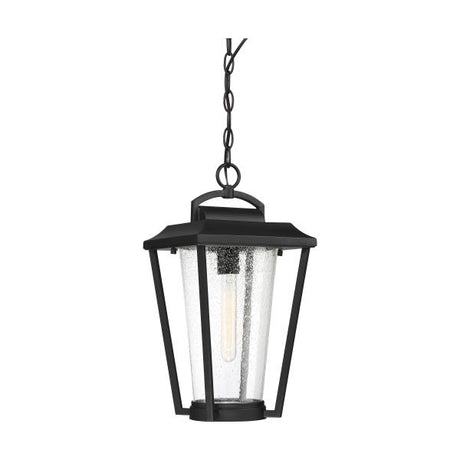 Lakeview - 1 Light - Hanging Lantern - Aged Bronze Finish with Clear Seed Glass