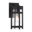 Tofino - 1 Light - Small Lantern - Textured Black Finish with Clear Glass