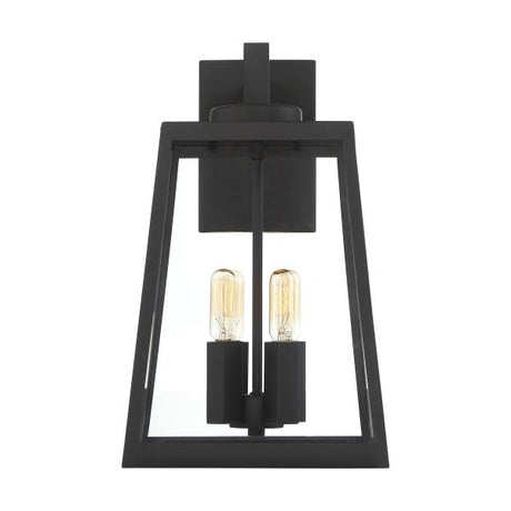 Halifax - 4 Light - Large Lantern - Matte Black Finish with Clear Glass