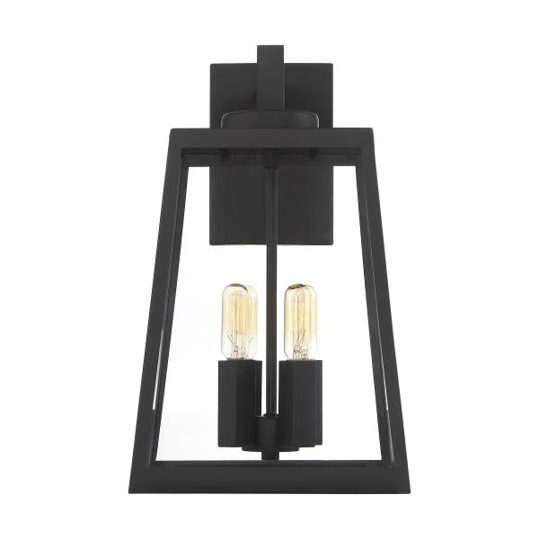 Halifax - 4 Light - Large Lantern - Matte Black Finish with Clear Glass