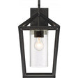 Hopewell - 1 Light - Large Lantern - Matte Black Finish with Clear Seeded Glass