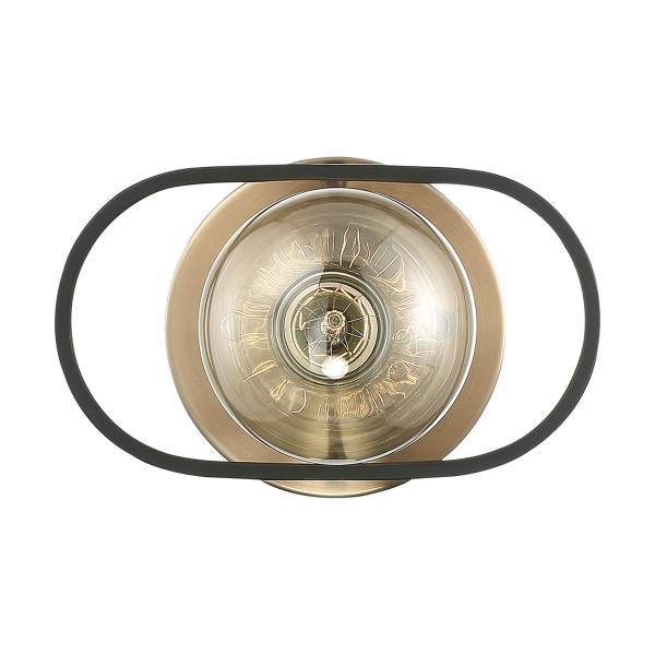 Chassis - 1 Light - Wall Sconce - Copper Brushed Brass Finish with Matte Black Frame