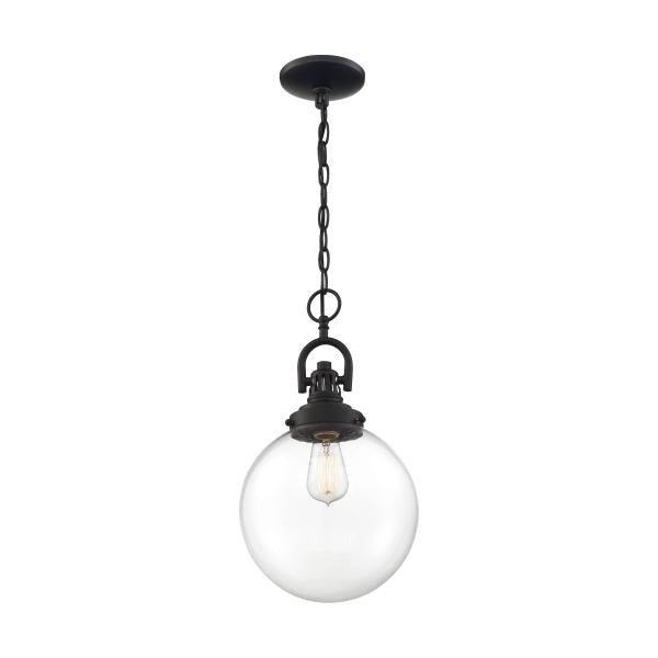 Skyloft - 1 Light - Pendant Fixture - Aged Bronze Finish with Clear Glass