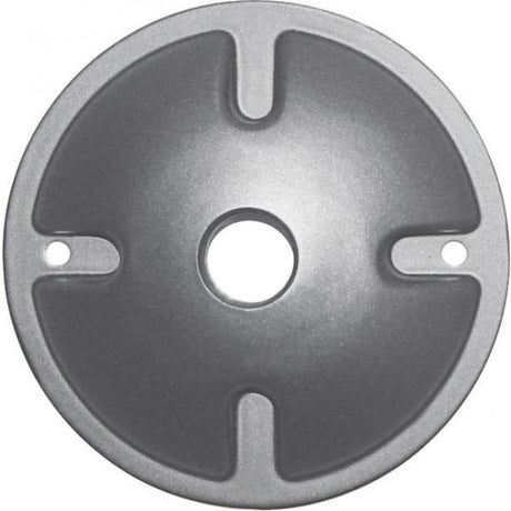 1-Light Die Cast Mounting Plate - Light - Gray