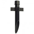 2 Inch Diameter Mounting Post - PVC - Matte Black