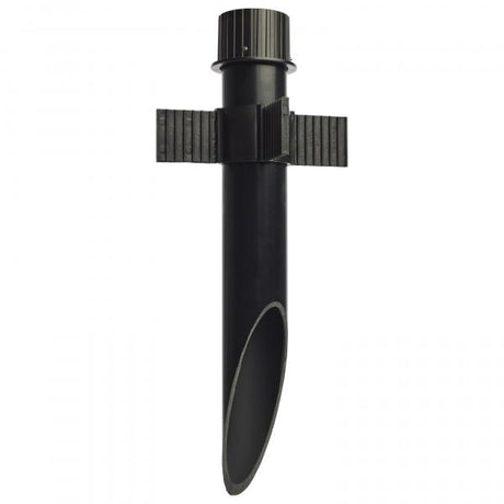 3 Inch Diameter Mounting Post - PVC - Matte Black