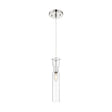 Spyglass - 1 Light - Mini Pendant Fixture - Polished Nickel Finish with Clear Glass