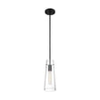 Alondra - 1 Light - Mini Pendant Fixture - Black Finish with Clear Glass