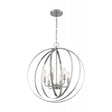 Pendleton - 6 Light - Pendant Fixture - Brushed Nickel Finish