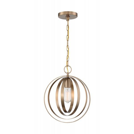 Pendleton - 1 Light - Pendant Fixture - Burnished Brass Finish