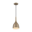 Bellcap - 1 Light - Small Pendant Fixture - Burnished Brass Finish