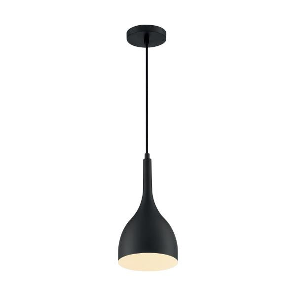 Bellcap - 1 Light - Small Pendant Fixture - Matte Black Finish