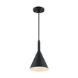 Lightcap - 1 Light - Small Pendant Fixture - Matte Black Finish