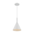 Lightcap - 1 Light - Small Pendant Fixture - Matte White Finish