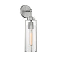 Marina - 1 Light - Wall Sconce Fixture - Brushed Nickel Finish with Clear Glass