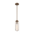 Marina - 1 Light - Mini Pendant Fixture - Burnished Brass Finish with Clear Glass