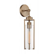 Marina - 1 Light - Wall Sconce Fixture - Burnished Brass Finish with Clear Glass