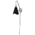 Tango - 1 Light - Wall Sconce - Matte Black with Polished Nickel