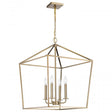 Emma 4 Light Large Pendant - Burnished Brass Finish