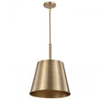 Alexis 1 Light Large Pendant - Burnished Brass and Gold Finish