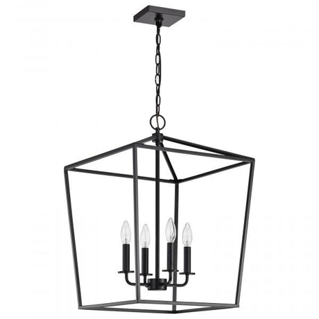 Emma 4 Light Small Pendant - Dark Bronze Finish