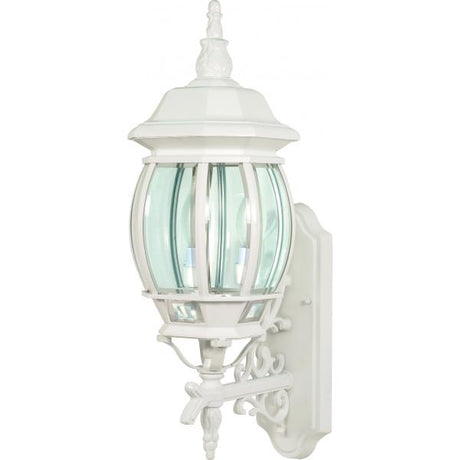 Central Park - 3 Light - 22 in. - Wall Lantern with Clear Beveled Glass