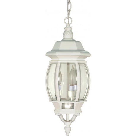 Central Park - 3 Light - 20 in. - Hanging Lantern with Clear Beveled Glass