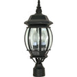 Central Park - 3 Light - 21 in. - Post Lantern with Clear Beveled Glass