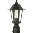 Cornerstone - 1 Light - 14 in. - Post Lantern with Clear Seed Glass