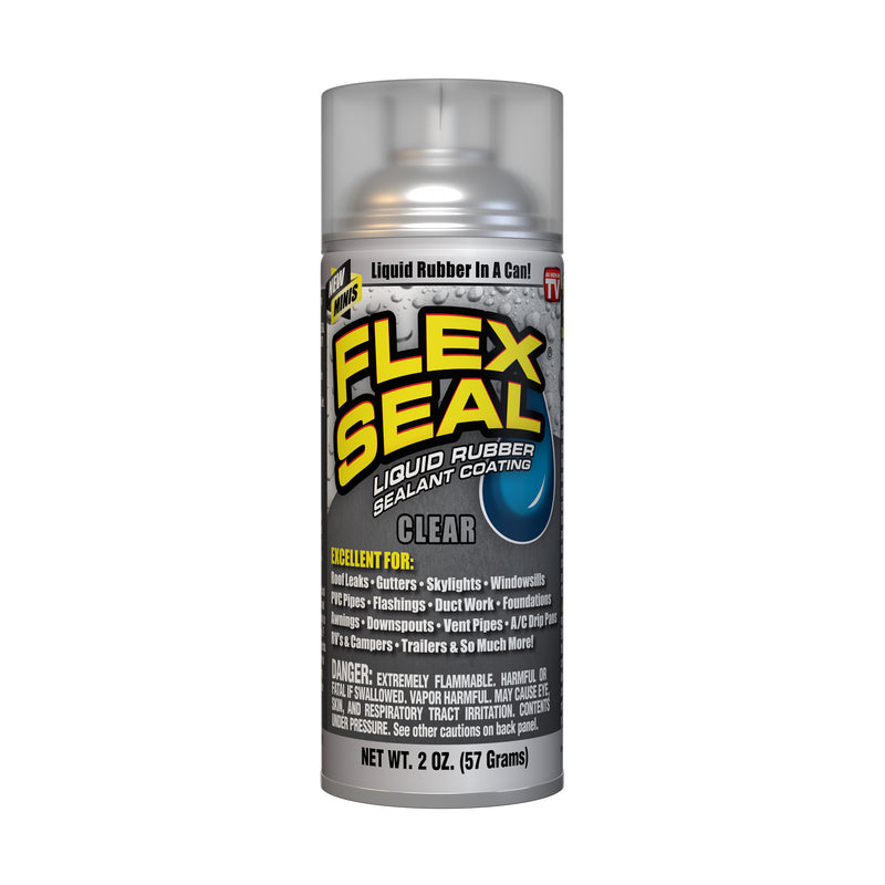 Flex Seal Family of Products Flex Seal MINI Clear Rubber Spray Sealant 2 oz