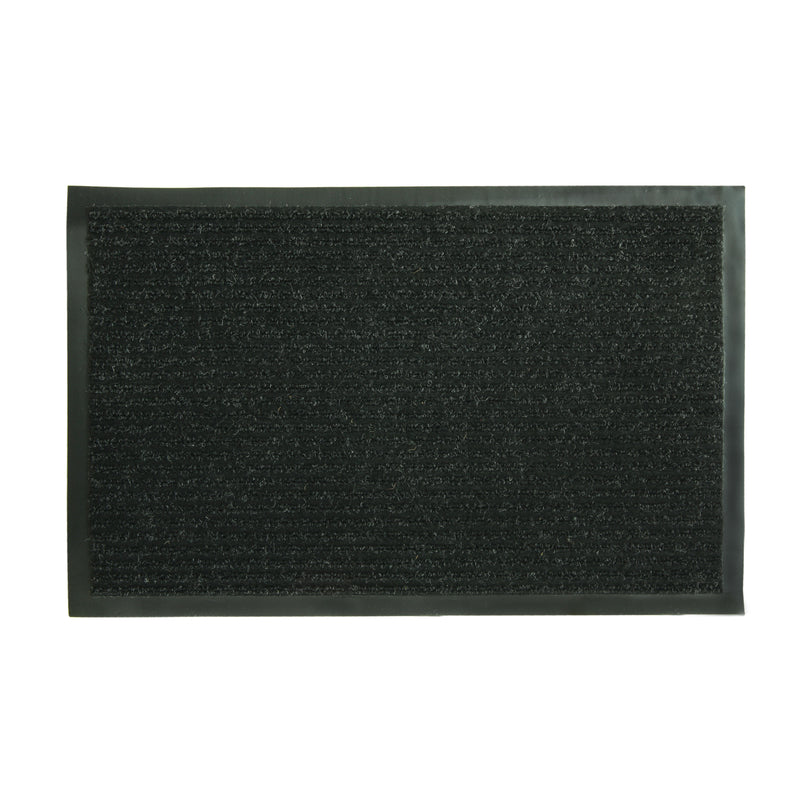 Sports Licensing Solutions 18 in. W X 28 in. L Black Ribbed Polypropylene Door Mat