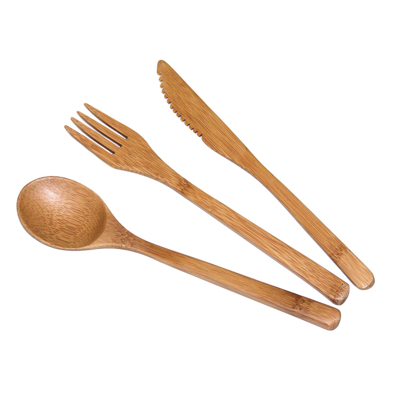 Totally Bamboo Brown Bamboo Flatware set