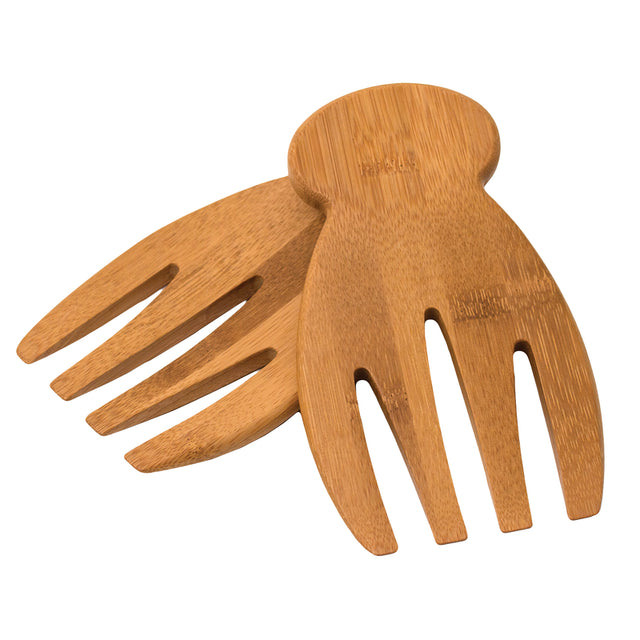 Totally Bamboo Brown Bamboo Salad Hands