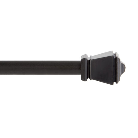 Kenney Black Amelia Cafe Rod 28 in. L X 48 in. L