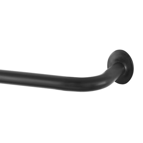 Kenney Sun Zero Black Room Darkening Curtain Rod 28 in. L X 48 in. L