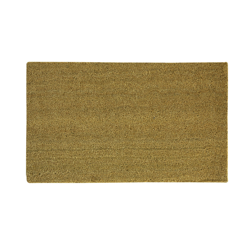 Sports Licensing Solutions 24 in. W X 36 in. L Tan Blank Coir Door Mat