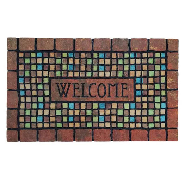 Sports Licensing Solutions 18 in. W X 30 in. L Multicolored Terra Cotta Nylon Floor Mat