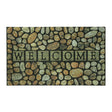 Sports Licensing Solutions 18 in. W X 30 in. L Multicolored Pebble Welcome Rubber Floor Mat