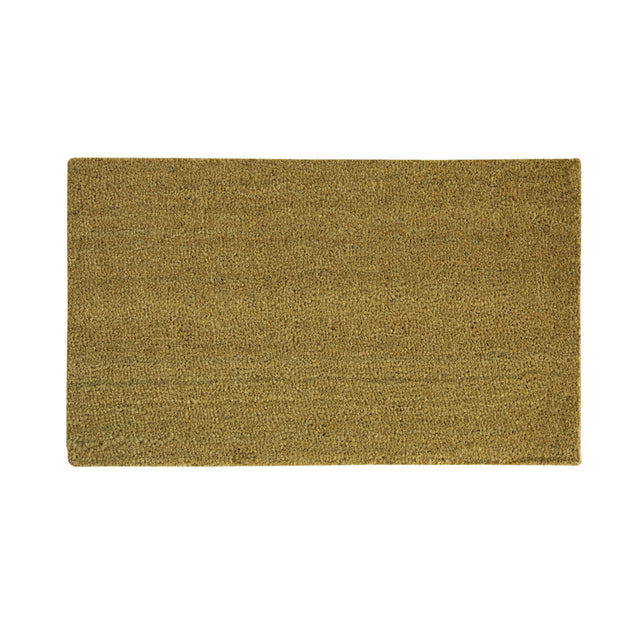 Sports Licensing Solutions 18 in. W X 30 in. L Tan Blank Coir Door Mat