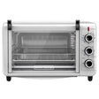 Black+Decker Crisp 'N Bake Stainless Steel Black/Silver 6 slot Toaster Oven w/Air Fry 11.2 in. H X 1