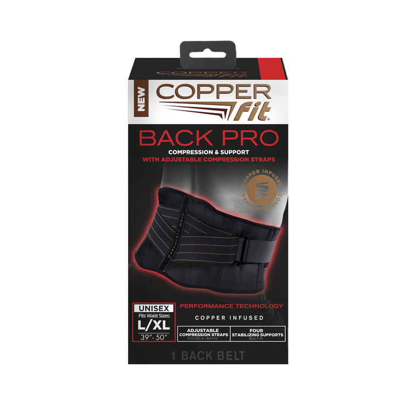 Copper Fit Back Support Brace 1 pk