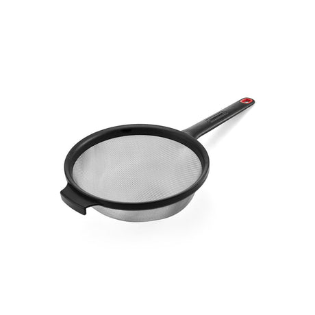 Farberware Black/Silver Plastic/Stainless Steel Strainer