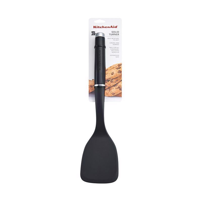 KitchenAid Black ABS/Nylon Solid Turner