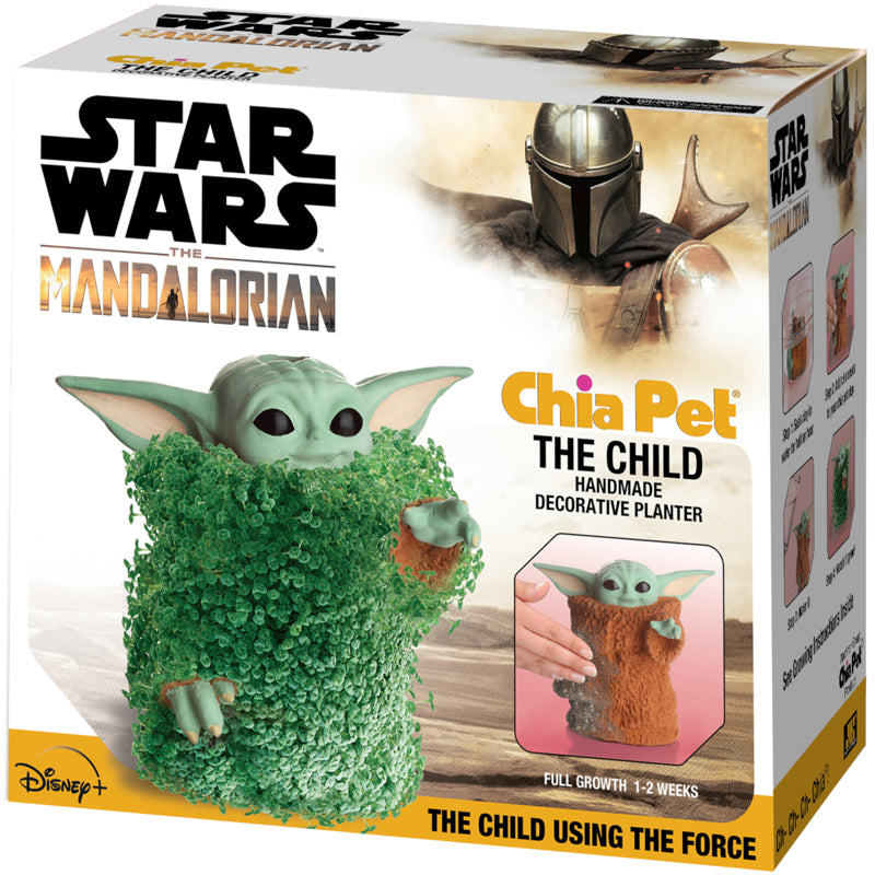 Chia Pet Mandalorian The Child Standing Decorative Planter Clay 1 pk