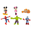 Disney and Marvel Stretchable Characters Rubber Assorted 6 pc